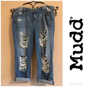 Mudd destress crop jeans